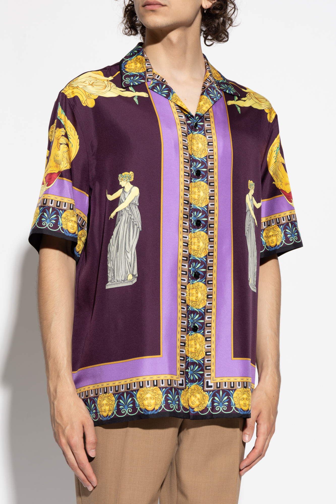 Versace Silk short-sleeve shirt | Men's Clothing | Vitkac